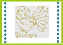 200GOLDWORKROOSTER