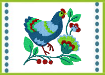 200JacobeanRoosterHen-I