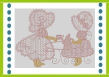 200SUNBONNET-TEATIME