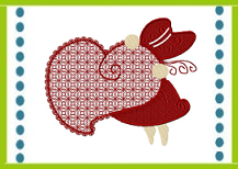 200SUNBONNET-VALENTINE-II