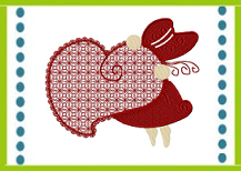 200SUNBONNET-VALENTINE