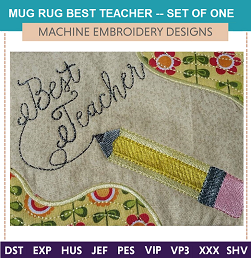 258BestTeacher-MugRug