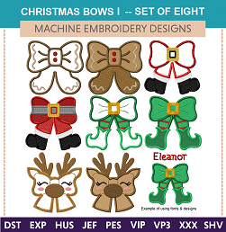 258ChristmasBow-Primary