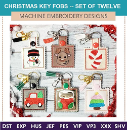 258ChristmasKeyFobs