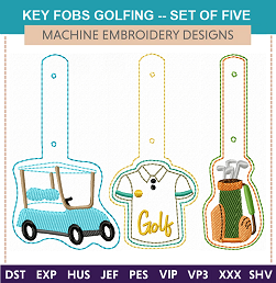 258KeyFobs-Golfing