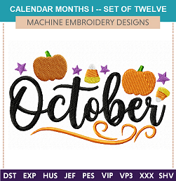 258OctoberCalendarMonths-I
