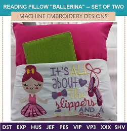 258ReadingPillow-Ballerina
