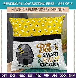 258ReadingPillow-BuzzingBees