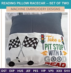 258ReadingPillow-Racecar