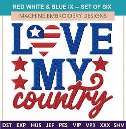 258RedWhiteBlue-IX