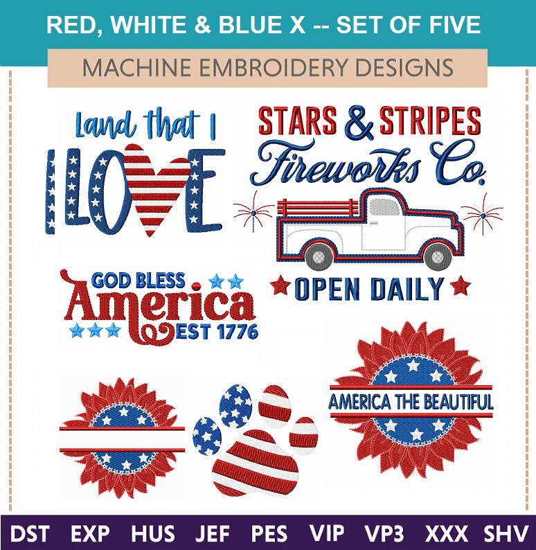 600RedWhiteBlue-X