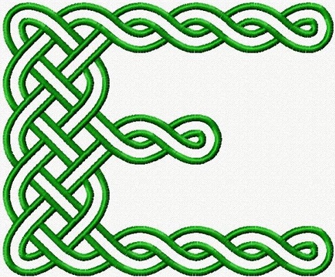 Alphabet Celtic Knot