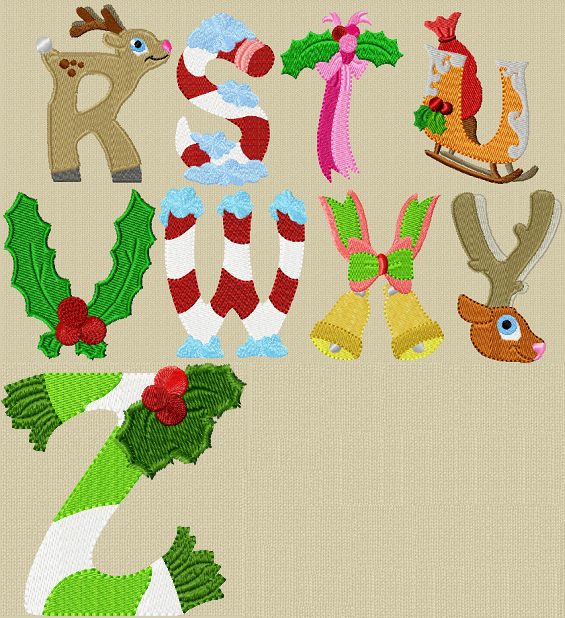 alphabet christmas