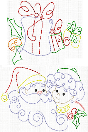 christmas swirls i