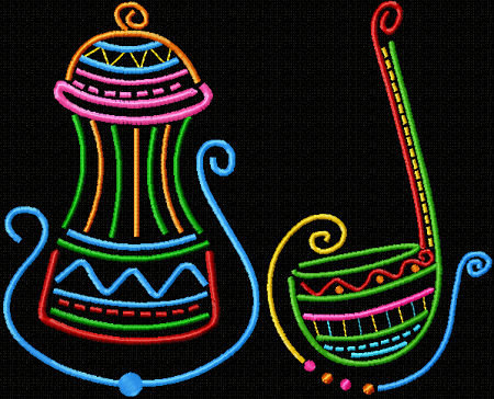 Folk Art Kitchen I