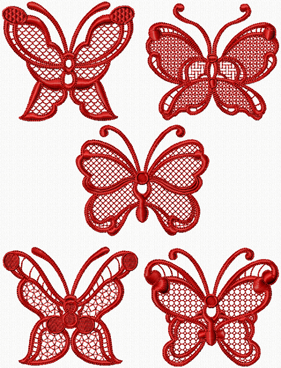 Butterflies in Lace