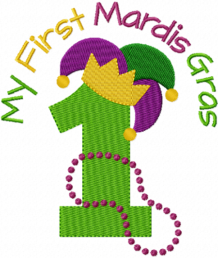 my first mardi gras shirt