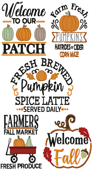 Pumpkin Patch Project Bag – Thread the Needle Stitchery LLC