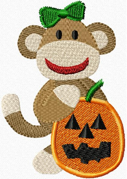 Sock Monkey Halloween
