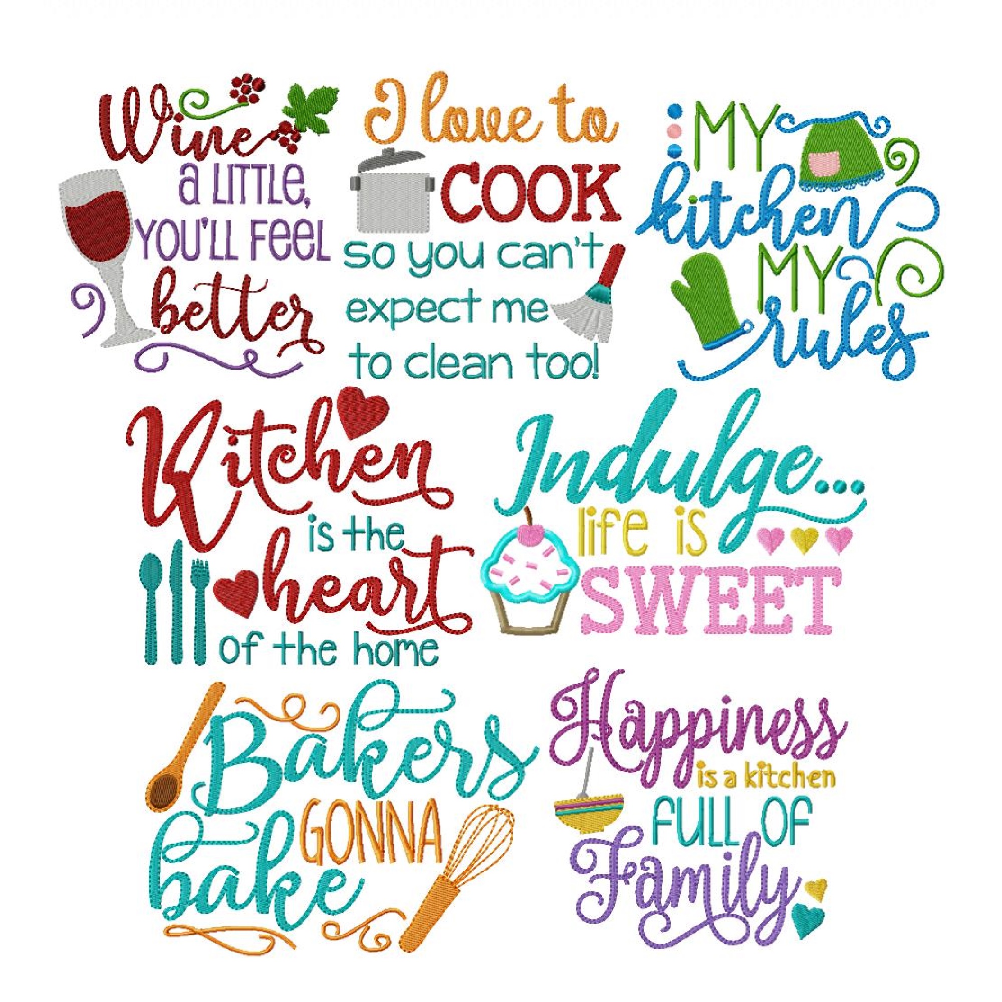 Kichen Message Kitchen Sayings II