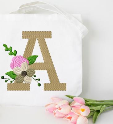 Alphabet Spring Roses