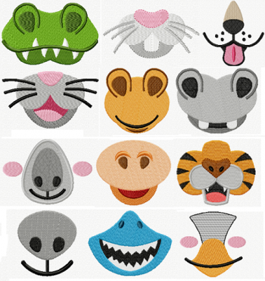 Animal Faces I