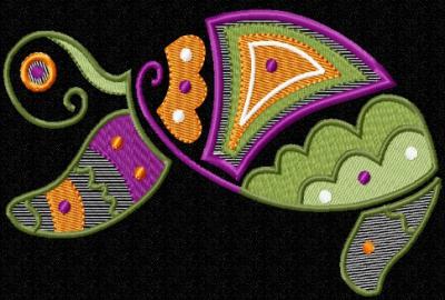 Art Deco Turtles I