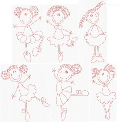 Stick Kids Ballerina I