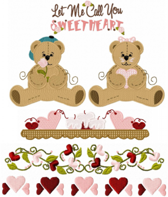 Country Valentine Bears