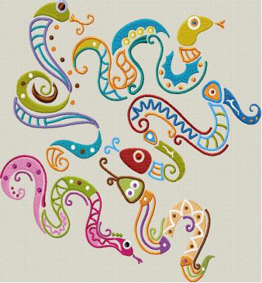 Deco Snakes I