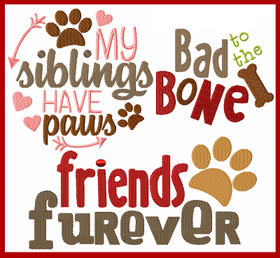 Furry Dog Sayings I