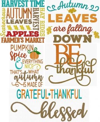 Fall Lettering VI