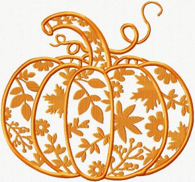 Fall Paper Cut Pumpkin