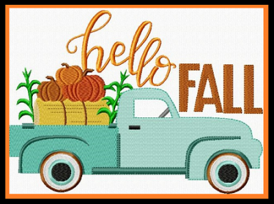 Fall Pumpkin Truck II