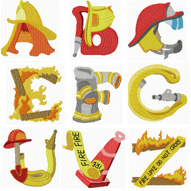 Alphabet Fireman
