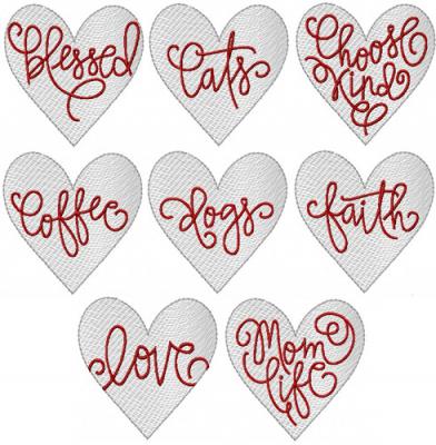 Inspirational Hearts I