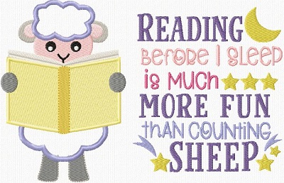 Reading Pillow Sheep