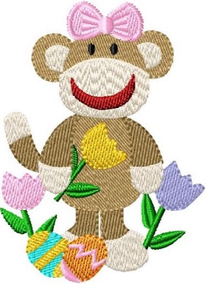 Sock Monkey Easter