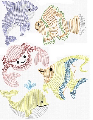 Swirly Sea Friends