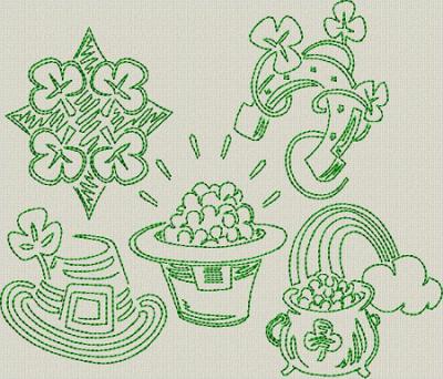 St. Patrick's Day Sketches
